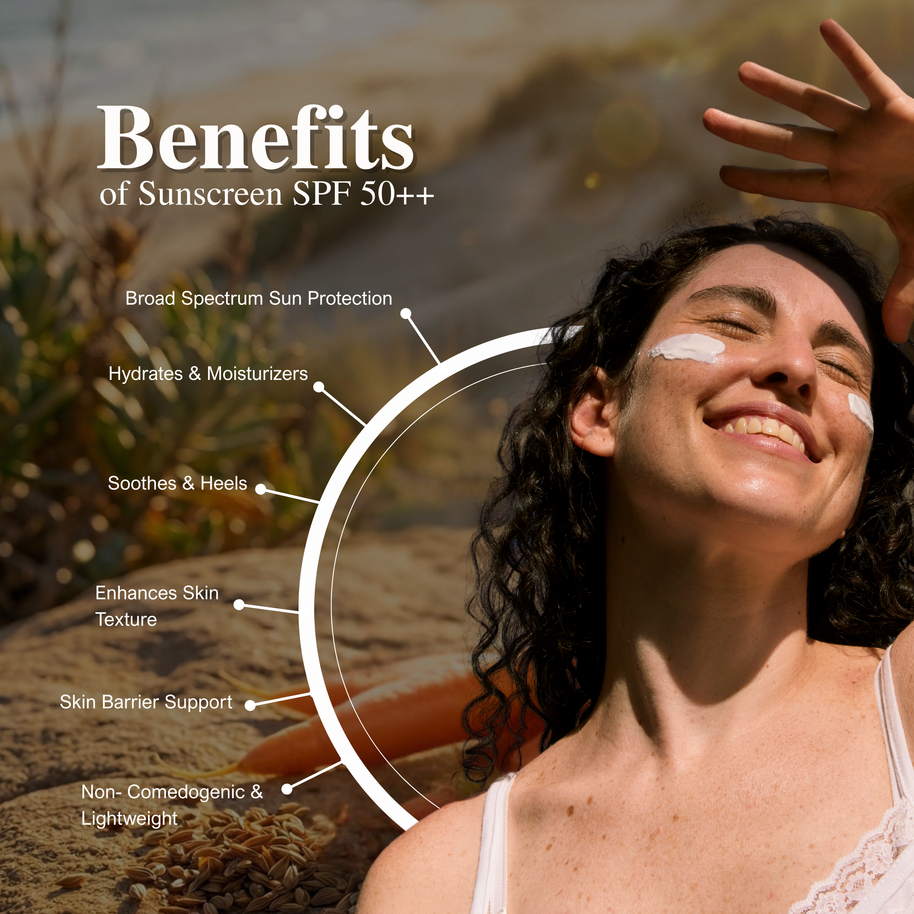 Sunscreen Cream SPF 50 ++ PA+++ | High Protection
