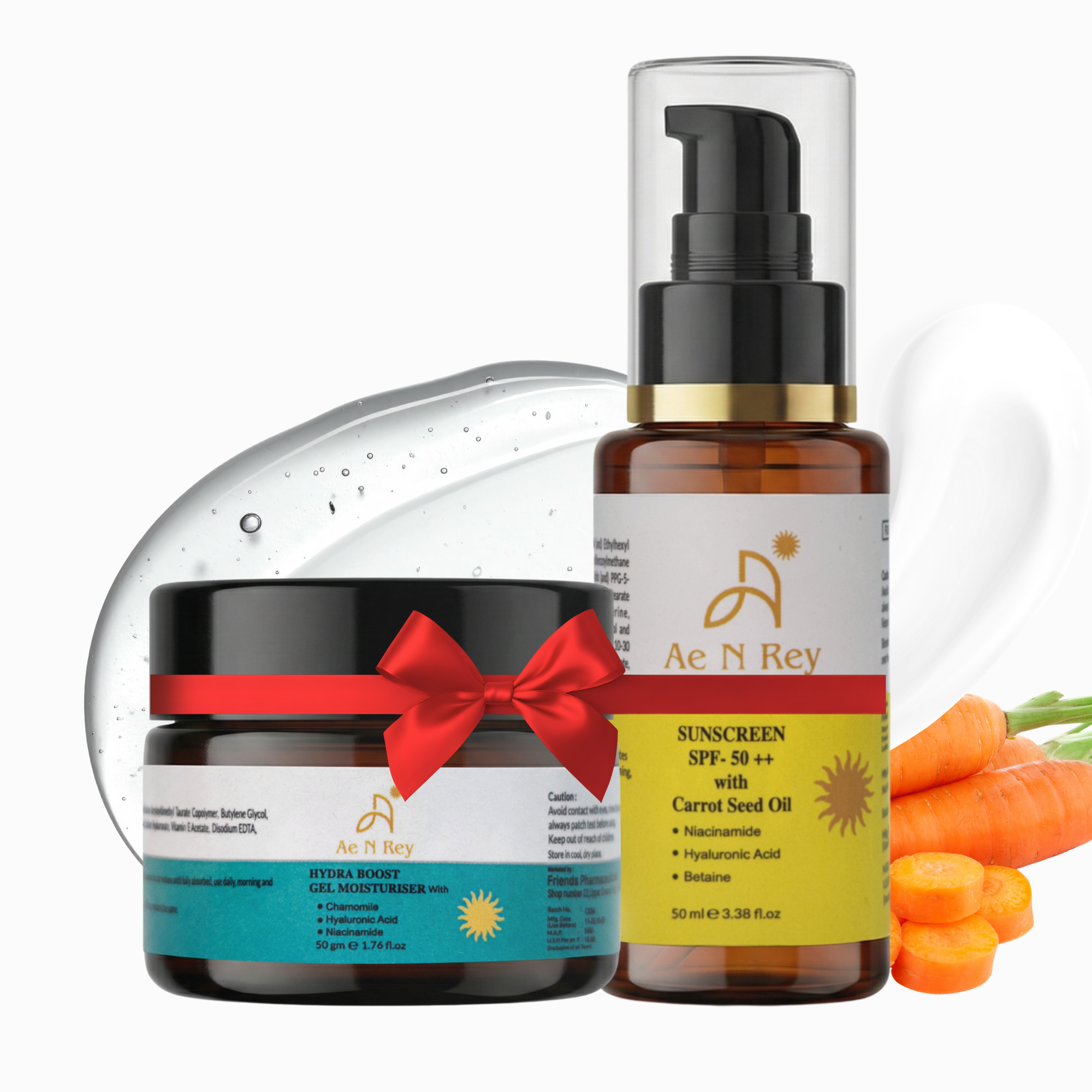 Hydra Boost Gel Moisturiser + SPF 50++ Sunscreen Combo