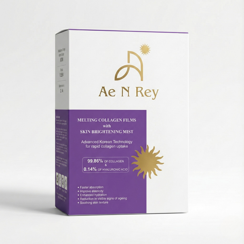 Melting Collagen Films with Skin Brightening Mist