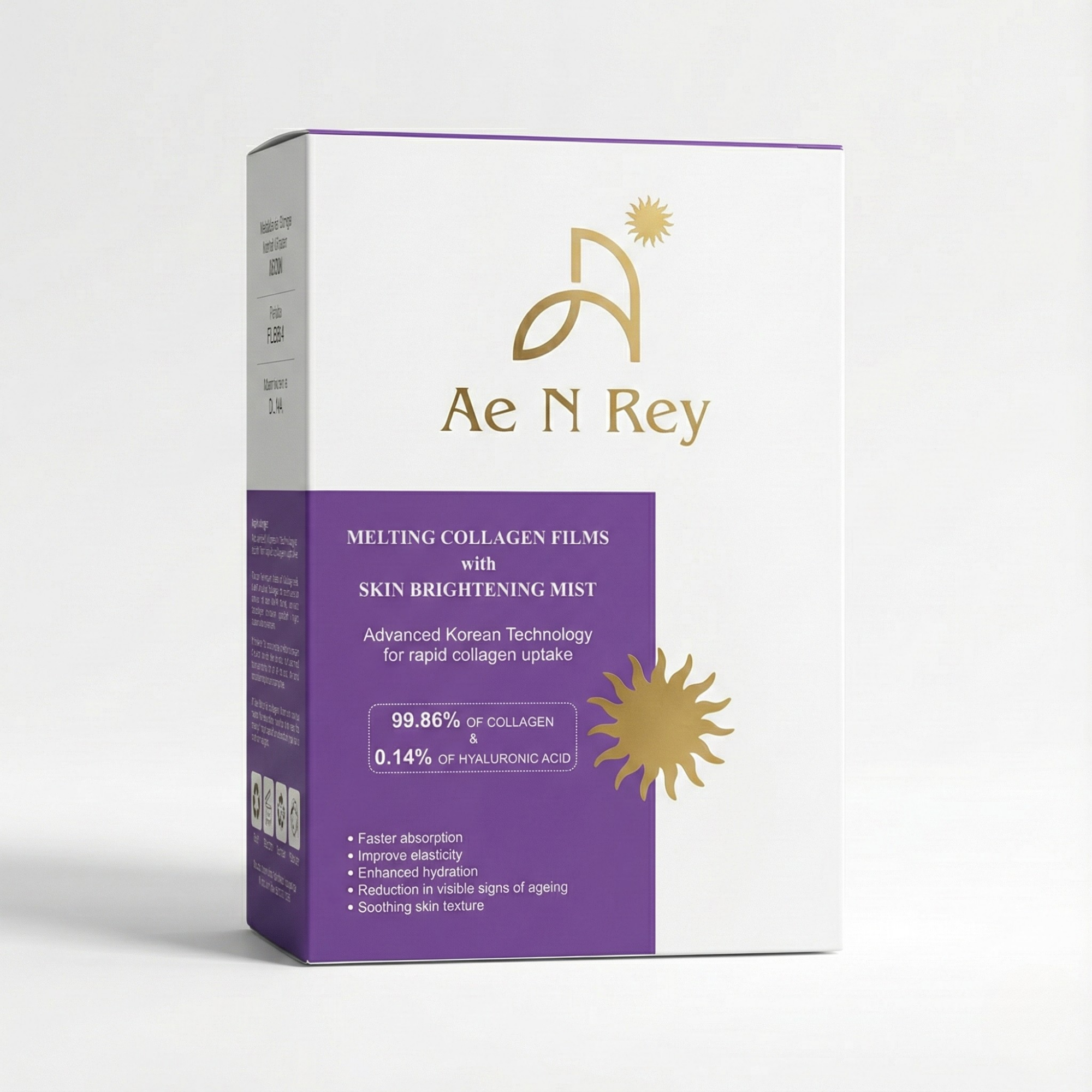 Melting Collagen Films with Skin Brightening Mist